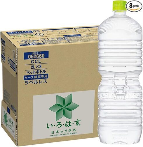 コカ・コーラ「い・ろ・は・すラベルレス 2LPET×8本」