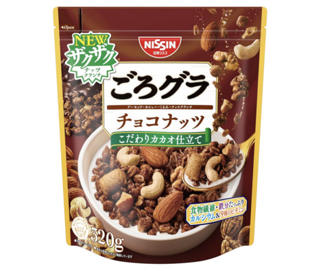 日清シスコ「ごろグラ チョコナッツ 320g×6袋」