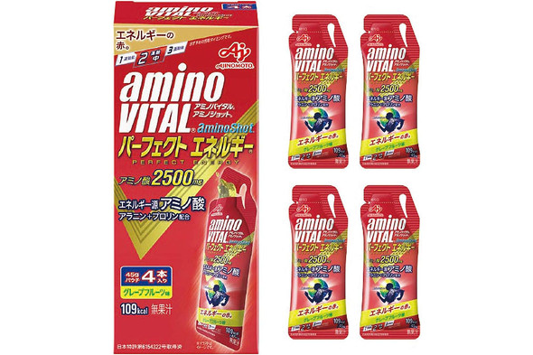 味の素「アミノバイタル アミノショット パーフェクトエネルギー グレープフルーツ味 45グラム×4」