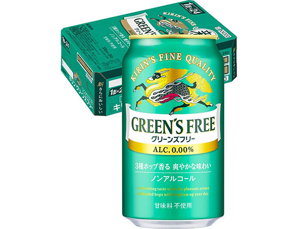 キリンビール「GREEN'S FREE ノンアルコールビール 350ml」