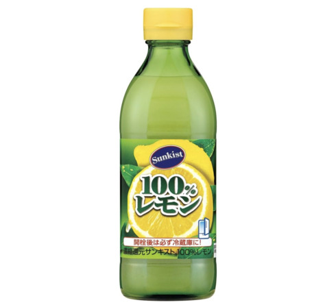 ミツカン「サンキスト100%レモン 500ml」
