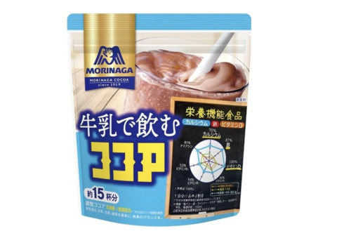 森永製菓「牛乳で飲むココア 180g」