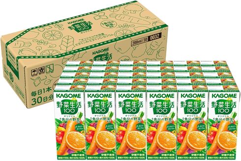 カゴメ「野菜生活100 200ml」