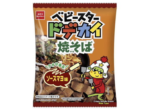 おやつカンパニー「ベビースター ドデカイ焼そば ソースマヨ味 67g」