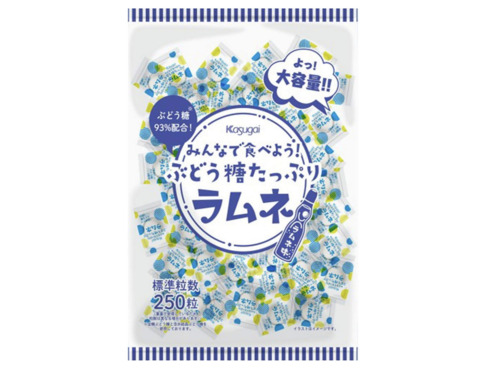 春日井製菓「みんなで食べよう!ぶどう糖たっぷりラムネ 550g」