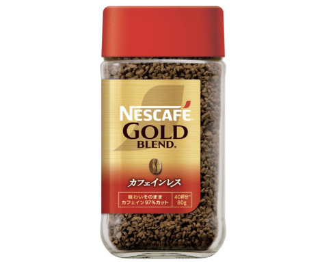 ネスレ日本「ネスカフェ ゴールドブレンド カフェインレス 80g」