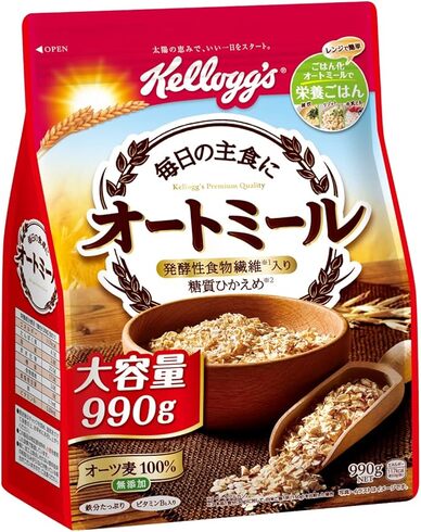 ケロッグ「オートミール 990g」