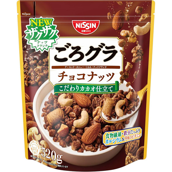 日清シスコ「ごろグラ チョコナッツ 320g×6袋」