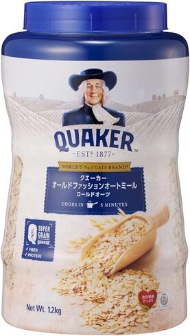 QUAKER（クエーカー）「オールドファッション オートミール ロールドオーツ 1.2kg」