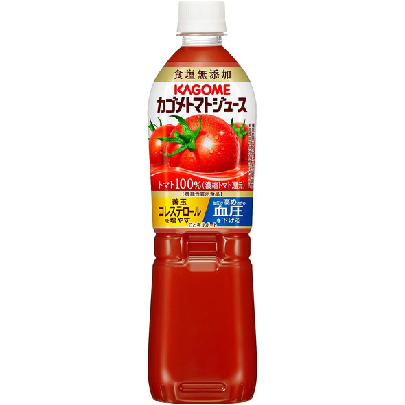 カゴメ「トマトジュース 食塩無添加 720mlペットボトル×15本」