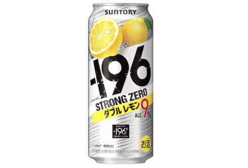 サントリー「-196℃ ストロングゼロ ダブルレモン 500ml 」