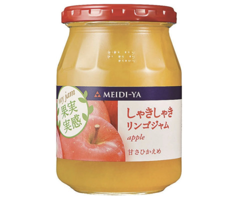 明治屋「果実実感ジャムしゃきしゃきリンゴジャム 340g」