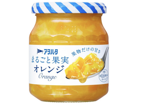 キユーピー「アヲハタ まるごと果実 オレンジ 250g」