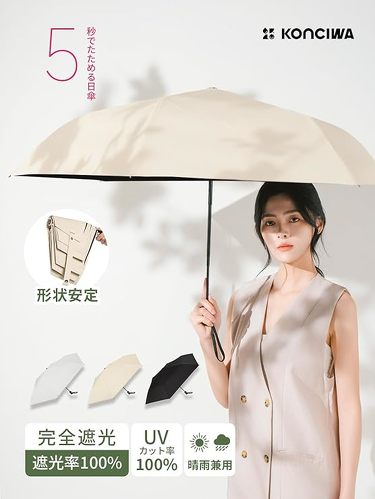 konciwa MFU5Sシリーズ 晴雨兼用折りたたみ傘
