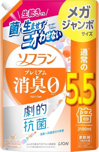 ソフラン プレミアム消臭 アロマソープの香り メガジャンボ