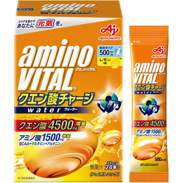 味の素「アミノバイタル クエン酸チャージウォーター レモン味」