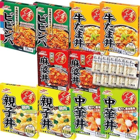 マルハ ニチロ「金のどんぶり 10食セット お吸い物付き」