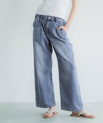 coca サマーデニムタックパンツ