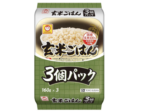 東洋水産「マルちゃん 玄米ごはん3個パック 480g」