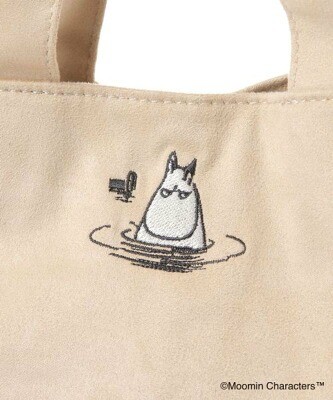 スタジオクリップ ムーミンコラボ 刺しゅうトートバッグ