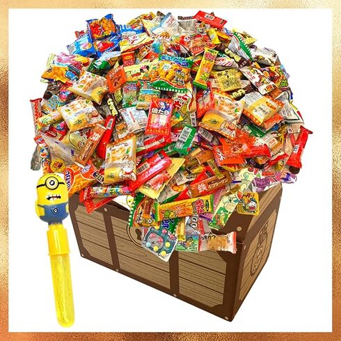 駄菓子屋あひるSHOP「駄菓子詰め合わせお楽しみ50種55点セット＋おまけおもちゃ付き」