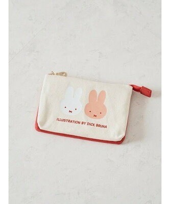 ハレノヒ miffy ミニポーチ レッド