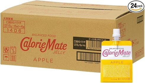 大塚製薬「カロリーメイト ゼリー アップル味 215g×24袋」