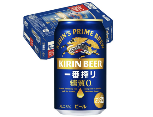 キリンビール「キリン一番搾り 糖質ゼロ 350ml×24本」