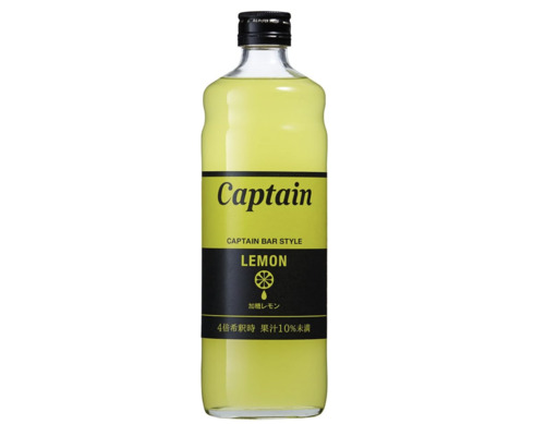 中村商店「キャプテン レモン（加糖）600ml」