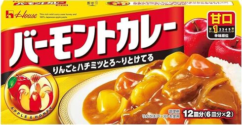 ハウス食品「バーモントカレー 甘口 230g」