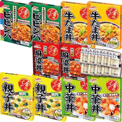 マルハ ニチロ「金のどんぶり 10食セット お吸い物付き」