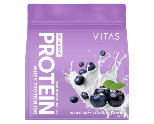 VITAS「デリシャスプロテイン ブルーベリーヨーグルト風味 1kg」