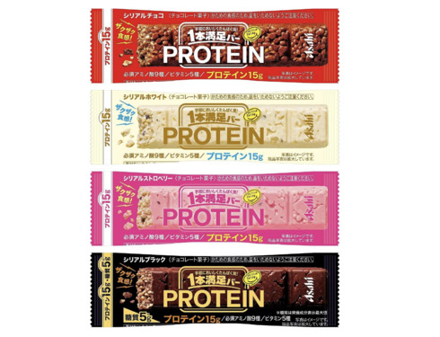 アサヒグループ食品「1本満足バー プロテイン 4種 各9本」