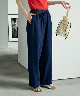 フリークスストア リネンレーヨンイージーパンツ
