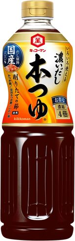キッコーマン「濃いだし本つゆ 1L」