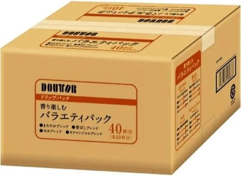 ドトールコーヒー「ドリップパック 香り楽しむバラエティアソート 40杯分」