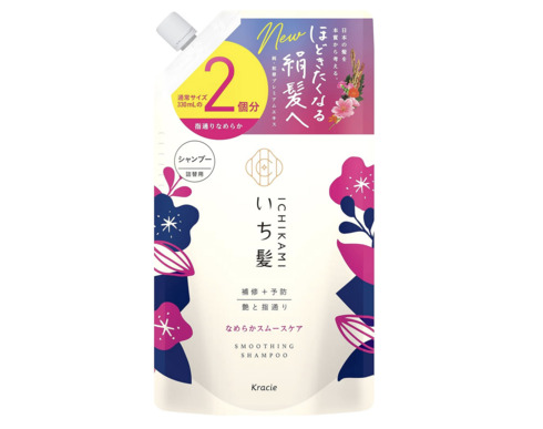 クラシエホームプロダクツ「いち髪 なめらかスムースケア シャンプー 大容量 詰め替え 660ml」