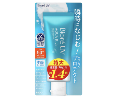 花王「ビオレUV アクアリッチ ウォータリーエッセンス」
