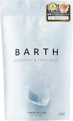 TWO「BARTH 中性重炭酸入浴剤 90錠（30回分）」