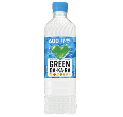 サントリー「グリーンダカラ スポーツドリンク ペットボトル（冷凍兼用） 600ml」