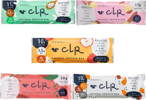 スナックミー「CLR BAR（クリアバー） 5種5本セット」