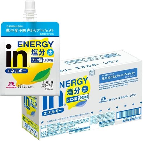 森永製菓「inゼリー エネルギーレモン 180g×6個」