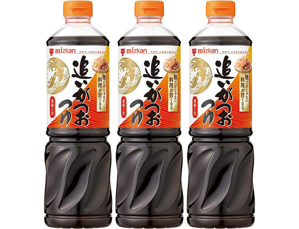 ミツカン「追いがつおつゆ2倍 1000ml」