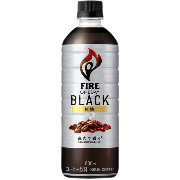 キリン「ファイア ワンデイ ブラック 600ml×24本」
