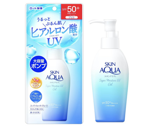 ロート製薬「スキンアクア 50+ スーパーモイスチャージェル ポンプ」