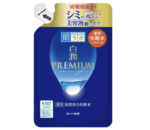 ロート製薬「肌ラボ 白潤プレミアム 薬用浸透美白化粧水 つめかえ用 170ml」