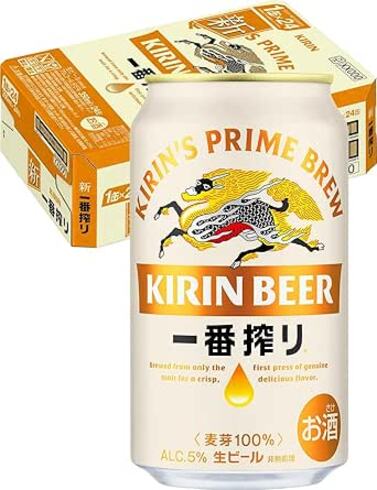 キリンビール「一番搾り 350ml×24本」