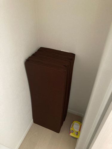 クローゼットの中でも邪魔にならない