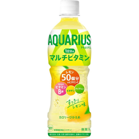 コカ・コーラ「アクエリアス 1日分のマルチビタミン 500ml×24本」