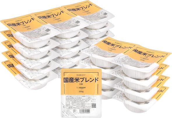 アイリスオーヤマ(IRIS OHYAMA)「低温製法米 国産米ブレンド 200g×24個」